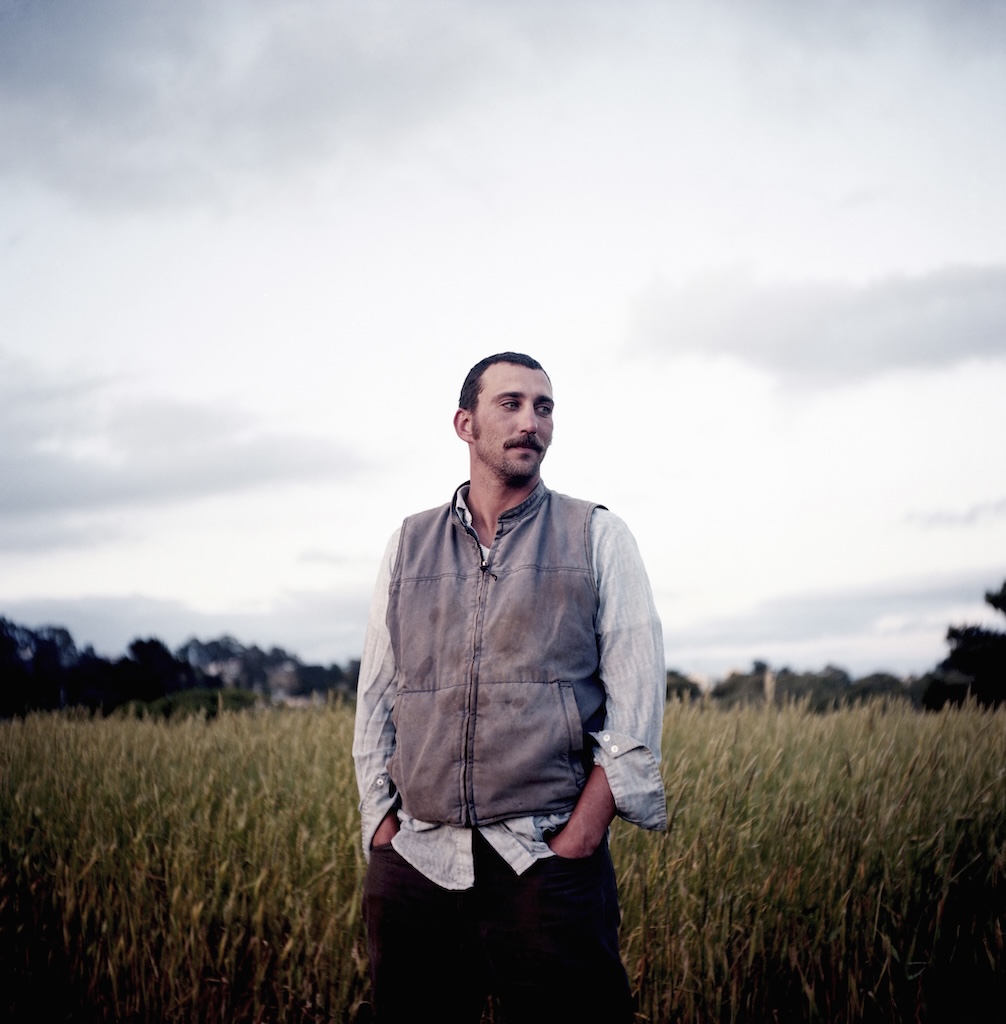 A man standing in the field